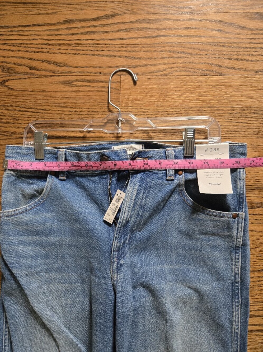 Madewell Relaxed Boot Cut Jeans Midwash Size 28 Short - Picture 2 of 5